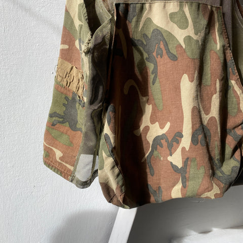 70's Camo Hunting Vest - Large