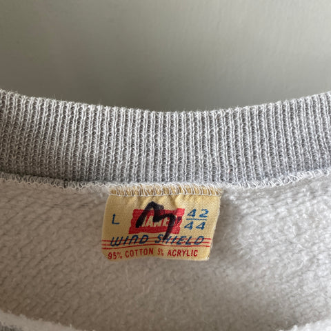 60's Hanes Windshield Crewneck Sweatshirt - Large