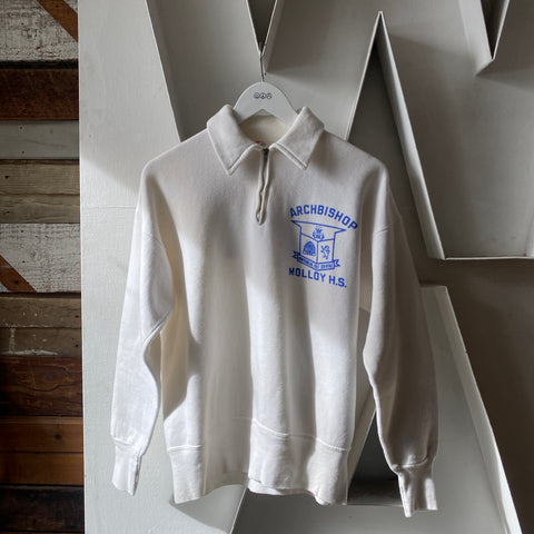 50's Quarter Zip Sweatshirt - Large