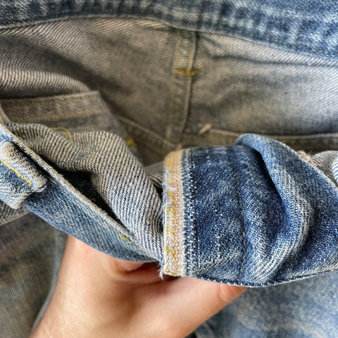 60’s Homebrew Levi's Boot Denim - 32” x 29”