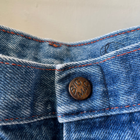 80’s Big Mac Triple Stitched Denim - 31” x 26.5”