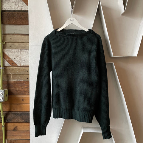 60’s Campus Boatneck Sweater - XL