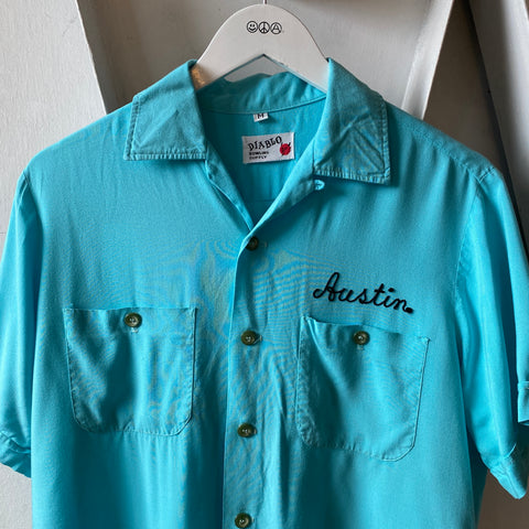 60’s Rayon Bowling Shirt - Medium
