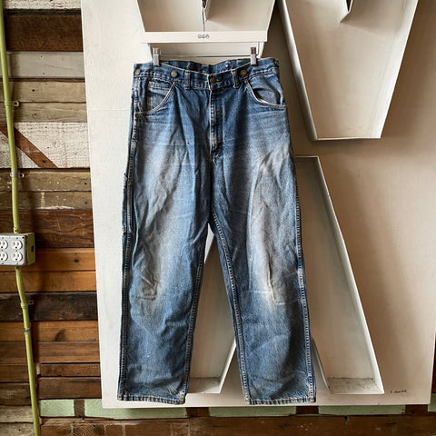 80’s Key Denim Work Pants - 35” x 29”