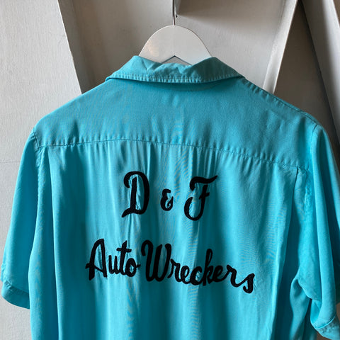 60’s Rayon Bowling Shirt - Medium
