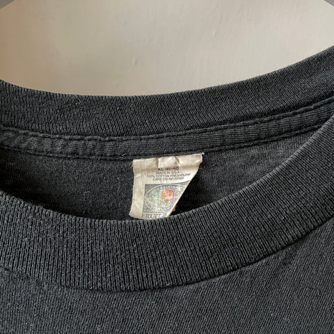 80’s FOTL Black Pocket Tee - XL