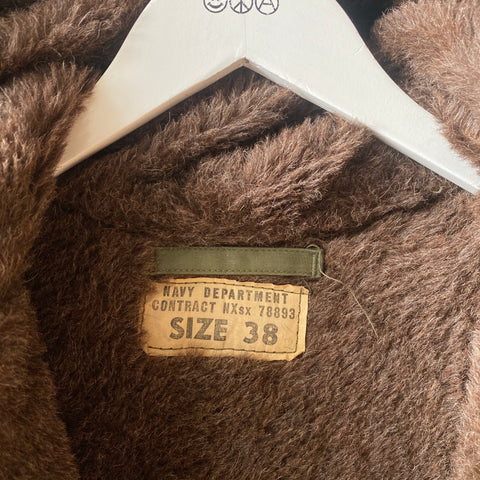WW2 Torpedoman Alpaca USN Parka - Medium