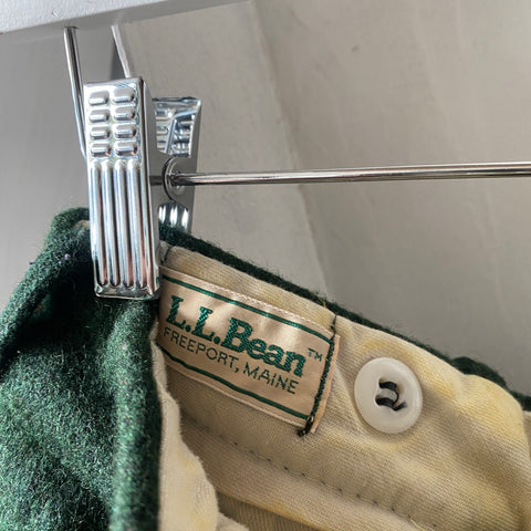 80's LL Bean Wool Pants - 31” x 28”
