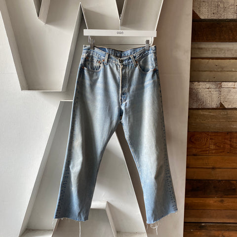 90's Cropped Levi’s 501 - 30” x 24”