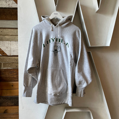 90’s Champion Reverse Weave Loyola Hoodie - XL