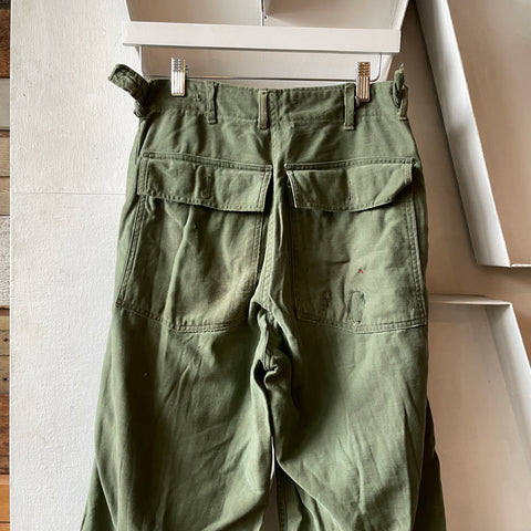 50’s Sateen Utility Trousers - 28" x 30"