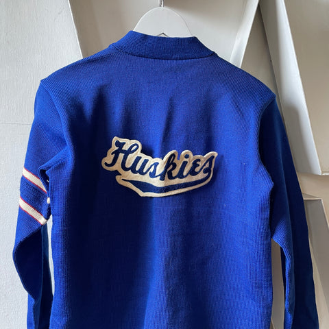 60’s Wool Varsity Cardigan - Medium