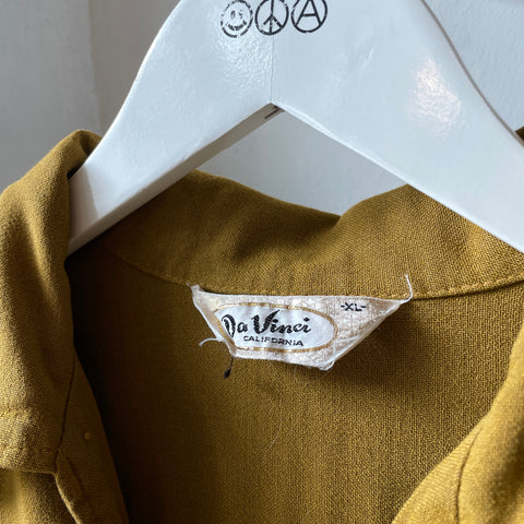60’s DaVinci Loop Collar Shirt - XL