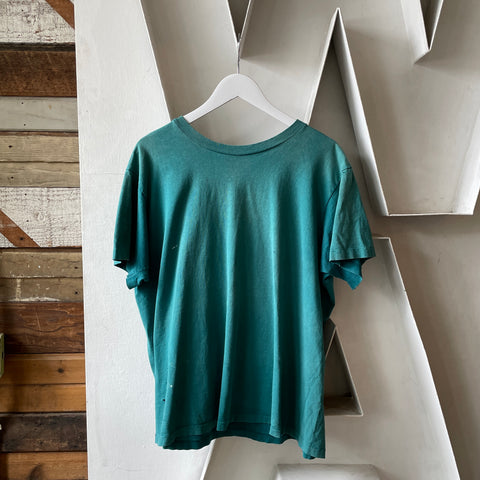 80’s Boxy Blank Tee - XL