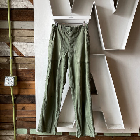 50’s Thrashed HBT Fatigue Pants - 28” x 31”
