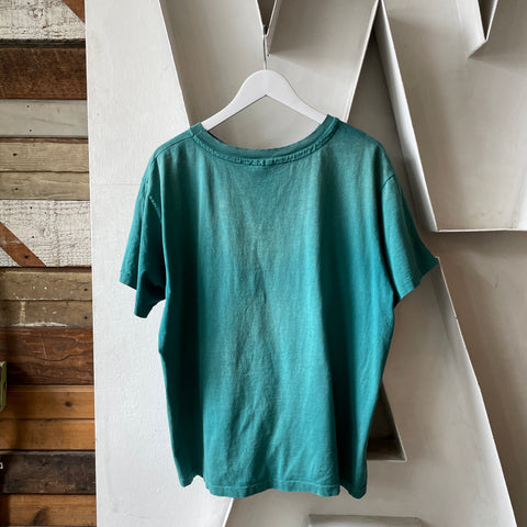 80’s Boxy Blank Tee - XL