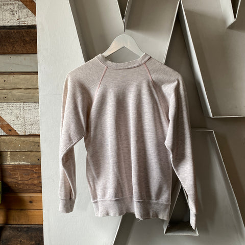 70’s Contrast Stitch Raglan Crewneck - XS