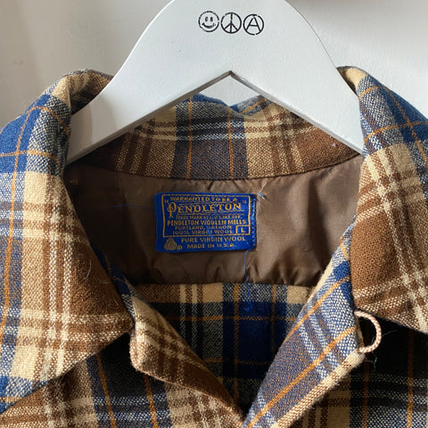 70’s Pendleton Wool Loop Collar - Large