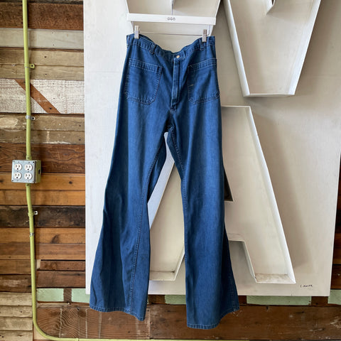 80’s Sailor Dungarees - 32” x 36”