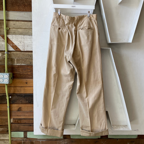 40’s J.C. Penney Chinos - 32” x 32”