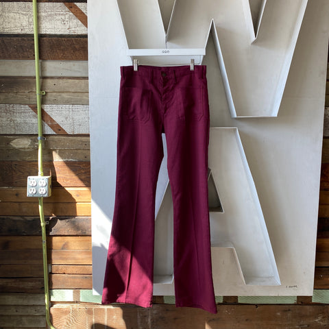70's Levi’s Beet Flares - 31.5” x 35”
