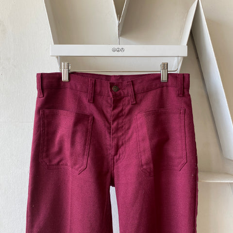 70's Levi’s Beet Flares - 31.5” x 35”