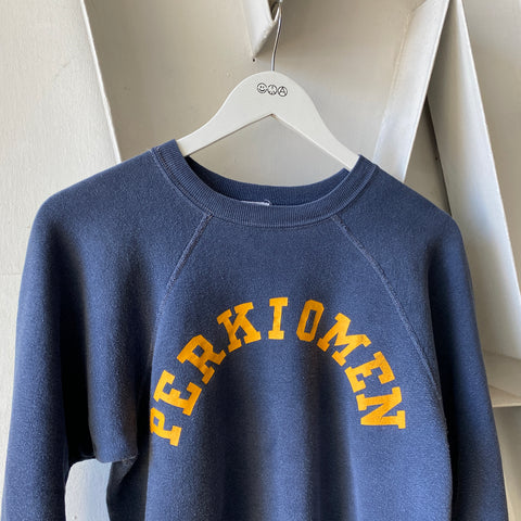 60's Champion Running Man Raglan Sweatshirt - Small