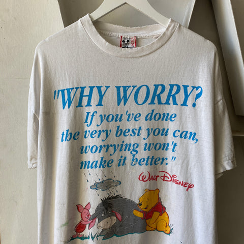 90's Why Worry? Tee - Large