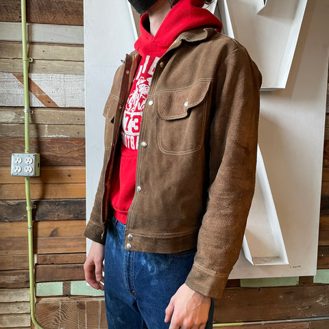 70’s Suede Trucker - Large