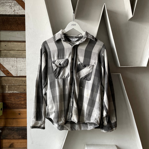 80’s Thrashed Cotton Flannel - Medium