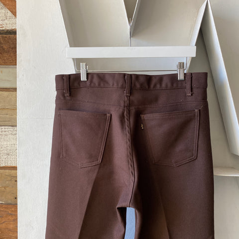 80's Levis Poly Trousers - 34” x 28”