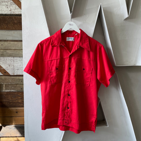 70's Cotton Bowling Shirt - Medium