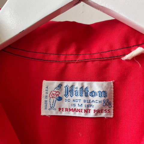 70's Cotton Bowling Shirt - Medium