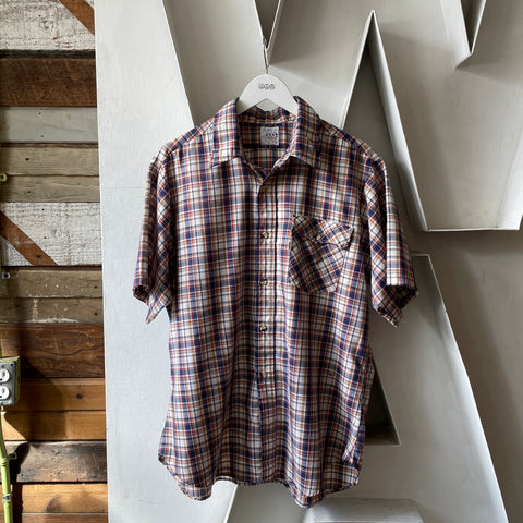 80's Levi's Olympic Button Up - XL