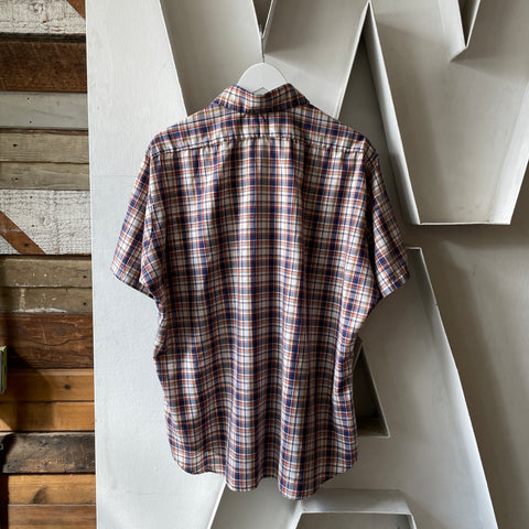 80's Levi's Olympic Button Up - XL