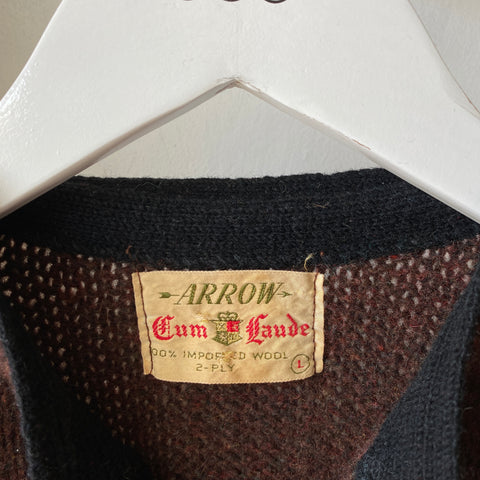 60's Arrow Cardigan - Large