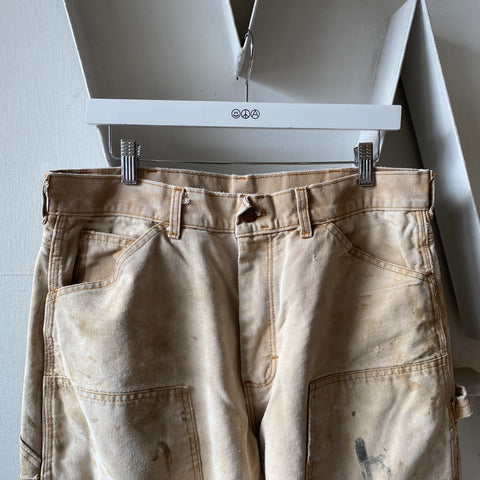 80's Round House Painter Dungarees - 35” x 26”