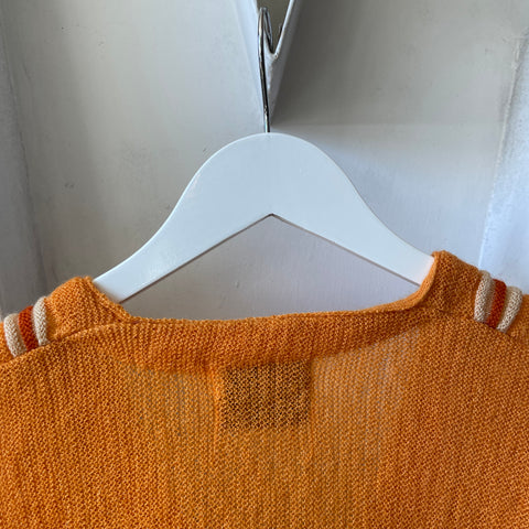 60’s Patterned Mohair Cardigan - Medium