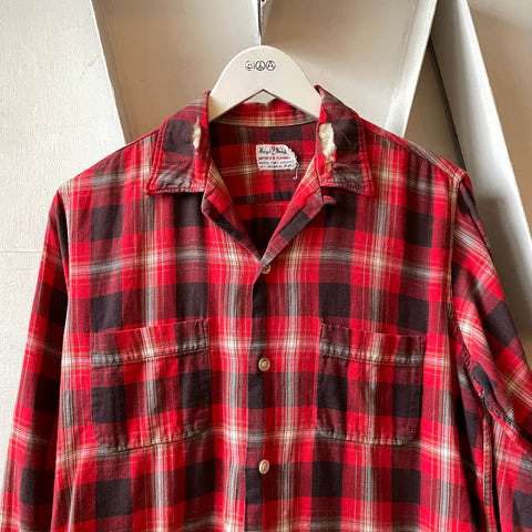 60’s Plaid Loop Collar - Medium