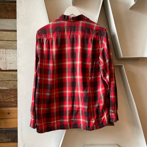 60’s Plaid Loop Collar - Medium