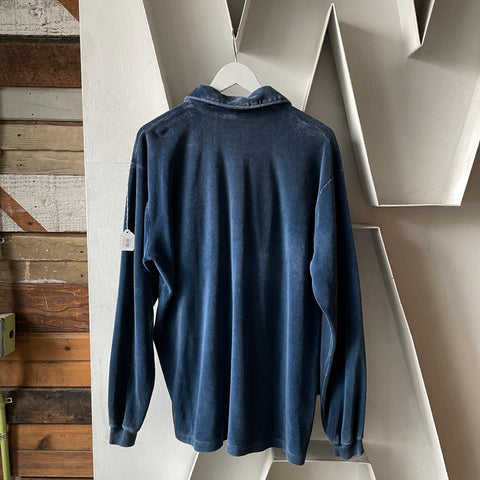 70’s Velvet Pullover Rugby - XXL