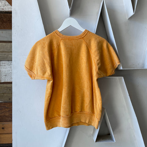 70’s Hangover Warning Short Sleeve Sweatshirt - Medium