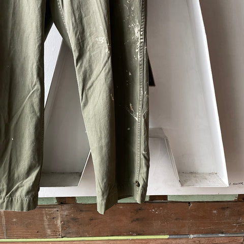 WW2 M-43 Cotton OD Field Trousers - 30” x 29”