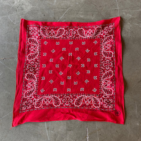80's Red Bandana - OS