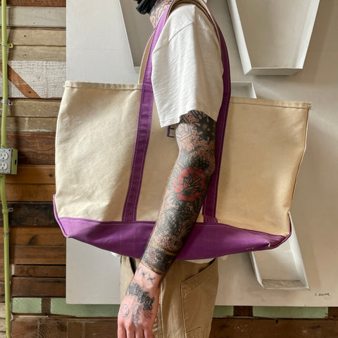 90’s Lilac Boat-N-Tote - Large