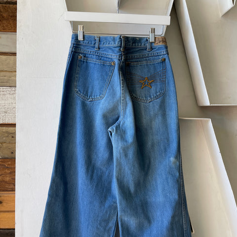 90’s Brittania Denim Flares - 26” x 31”