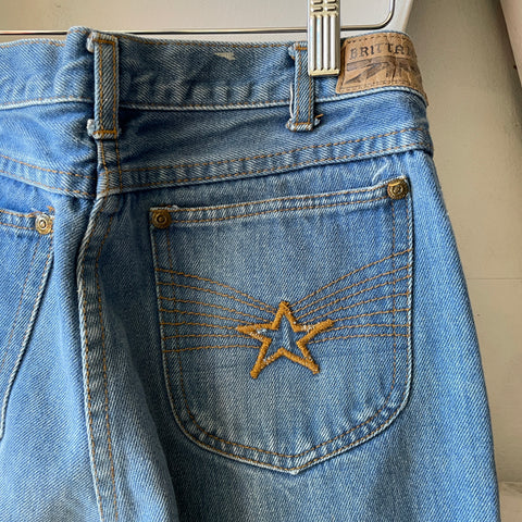 90’s Brittania Denim Flares - 26” x 31”