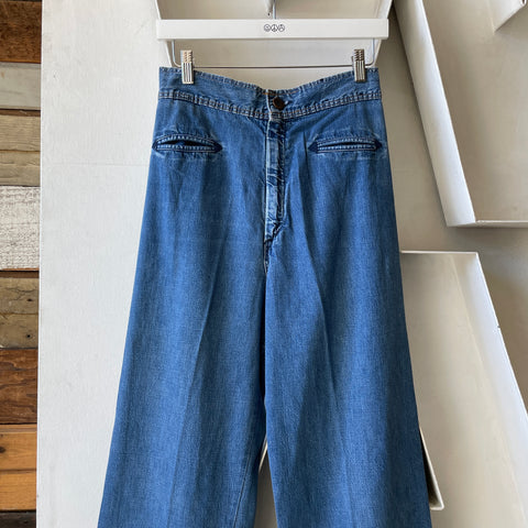 70’s Levi’s Wide Leg Denim Pants - 27” x 30.5”