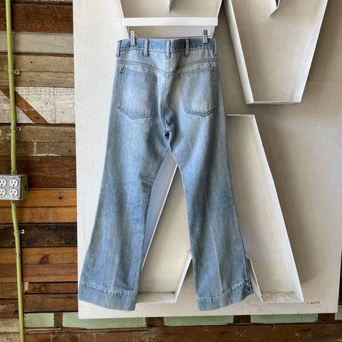 70’s Sears Light Wash Flares - 34” x 29.5”