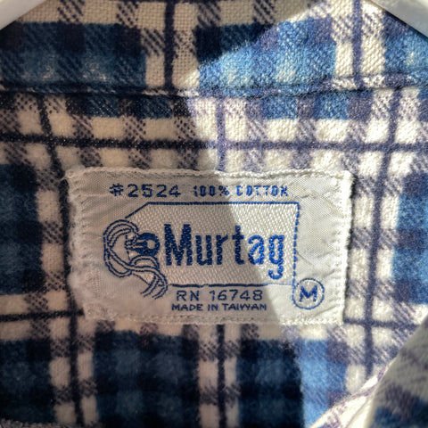 70’s Murray Flannel Button-Up - Medium